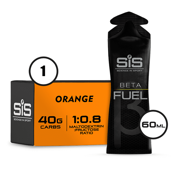 Гель з підвищеним вмістом вуглеводів SiS BETA FUEL Gel